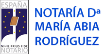Notaría Dª María Abia Rodríguez logo